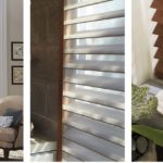 Provenance® Woven Woods / Silhouette® Window Shadings - Parkland® Wood Blinds with PowerView® Motorizaiton