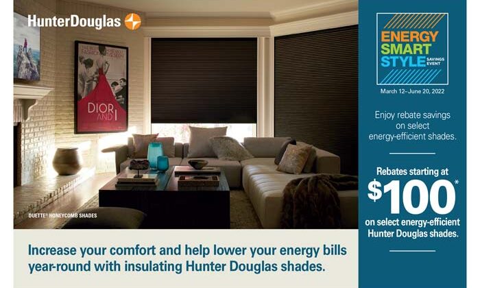 Hunter Douglas Rebate Savings Spring/Summer 2022